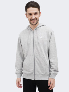 Толстовка на блискавці Stacked Logo MJ41501AG New Balance L Сірий MJ41501AG