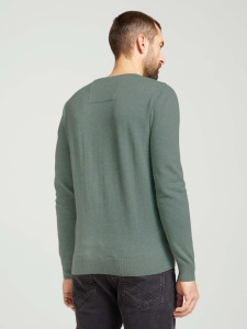 Кофта basic crew neck sweater 1027299XX1028732 Tom Tailor XXXL Зелений 1027299XX1028732