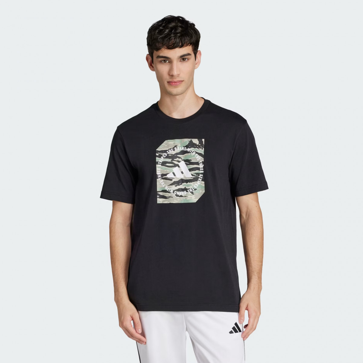 Футболка M C CAMO BOX T JI6764 Adidas L Чорний JI6764