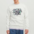 Світшот Jack & Jones JORSILVERLAKE SWEAT CREW NECK LN 12242366-WhiteMelange