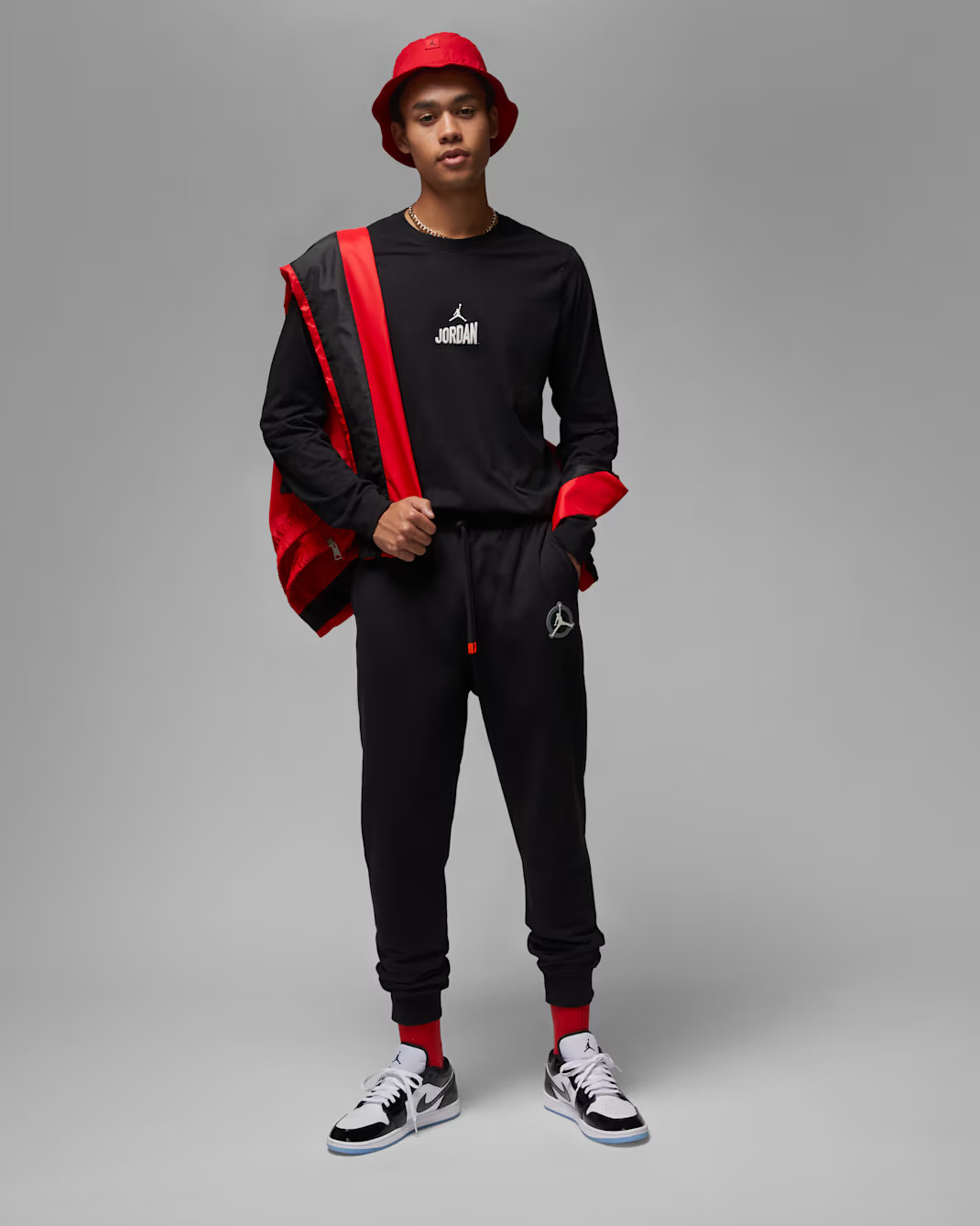 Кофта JORDAN M FLT MVP LS CREW DV8432-010