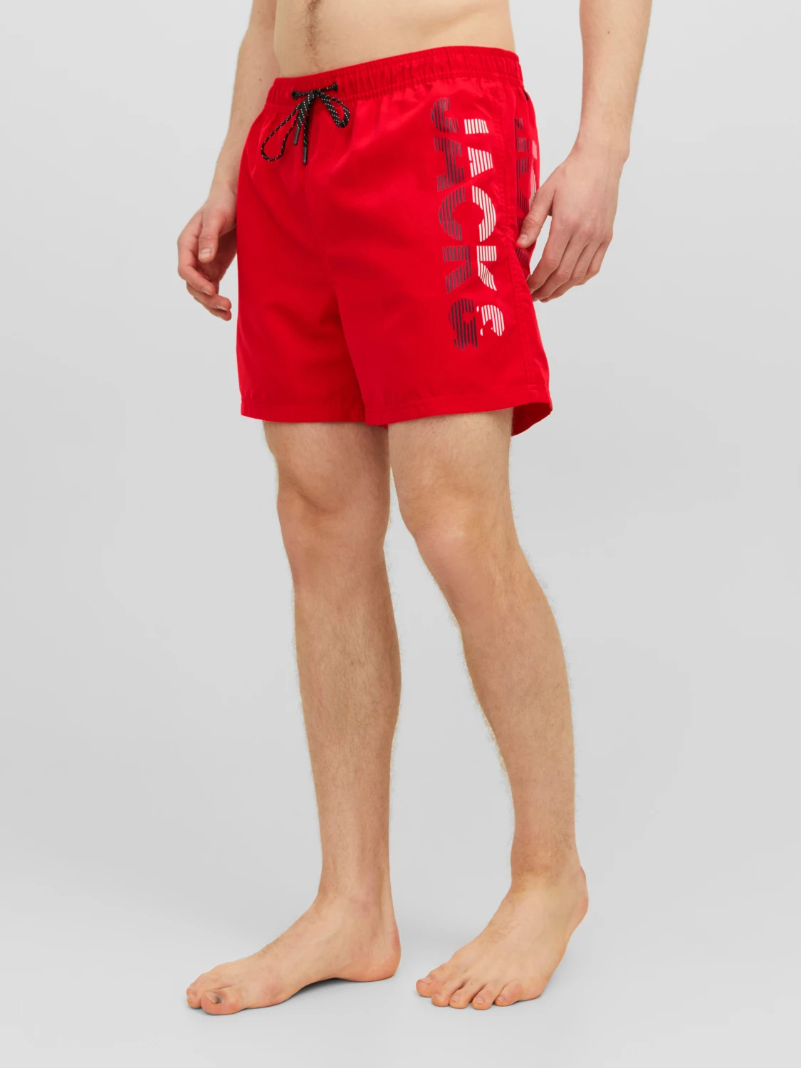 Шорти для плавання JPSTFIJI JJSWIM SPLICELOGO LY SN 12225967-Chinese Red Jack&Jones L Червоний 12225967-Chinese Red