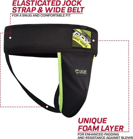 Захист паху RDX GROIN GUARD SUPPORTER чорний Уні S GGX-H1B