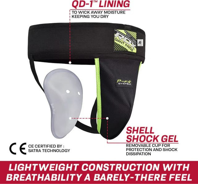 Захист паху RDX GROIN GUARD SUPPORTER чорний Уні S GGX-H1B