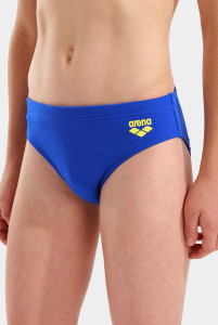 Плавки сліпи для хлопчиків Arena BRIGHT SWIM BRIEFS синій, жовтий 116 см 006724-803