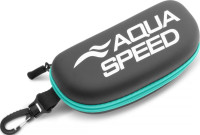 Чохол для окулярів AQUA Speed Goggle Case 62948 чорний, бірюзовий One Size 737-02