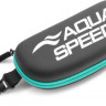 Чохол для окулярів AQUA Speed Goggle Case 62948 чорний, бірюзовий One Size 737-02