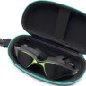 Чохол для окулярів AQUA Speed Goggle Case 62948 чорний, бірюзовий One Size 737-02