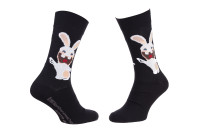 Шкарпетки LAPINS CRETINS LAPIN BRAS OUVERT чорний Діт 39-42 93153261-1