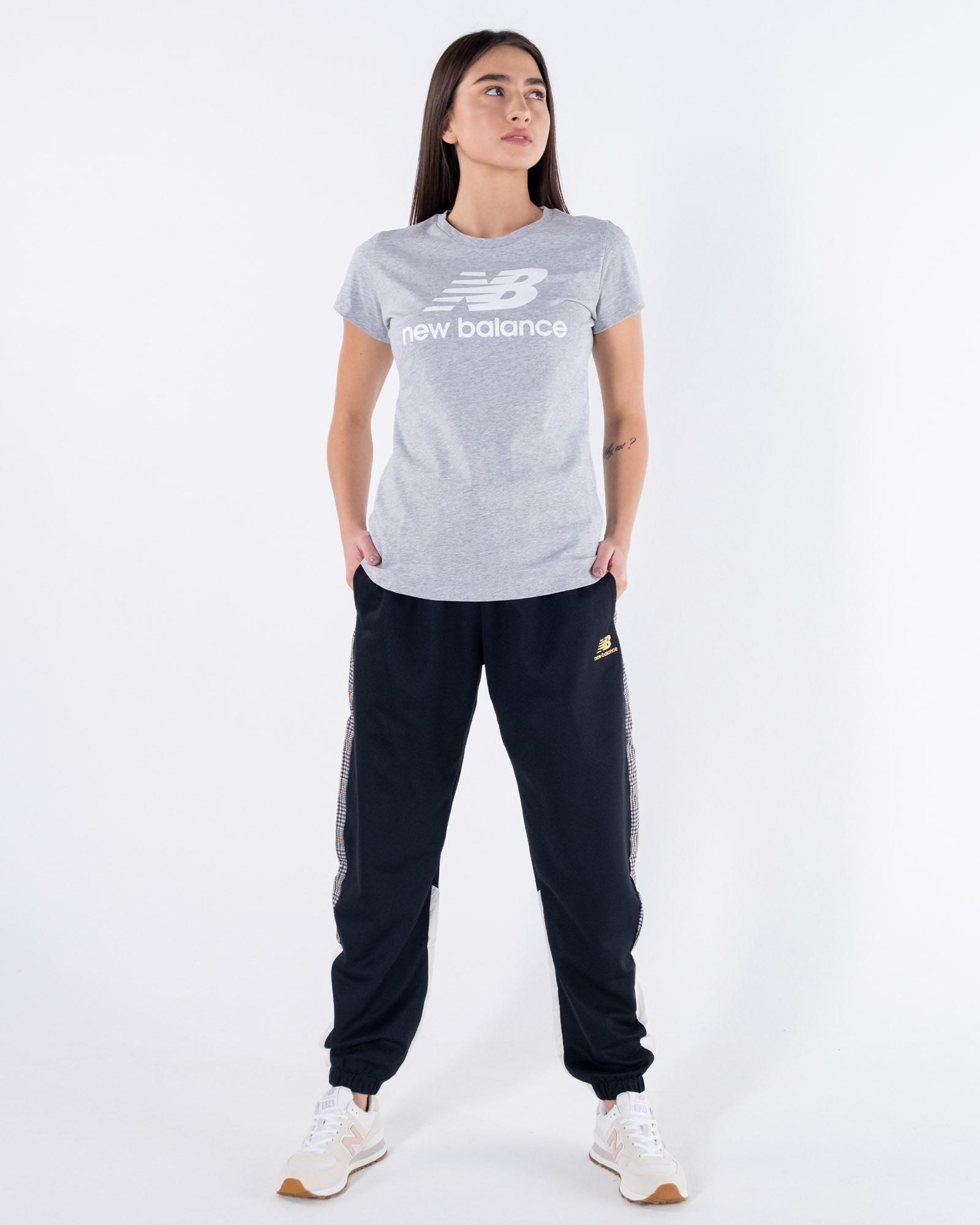 Футболка New Balance Ess Stacked Logo WT91546AG