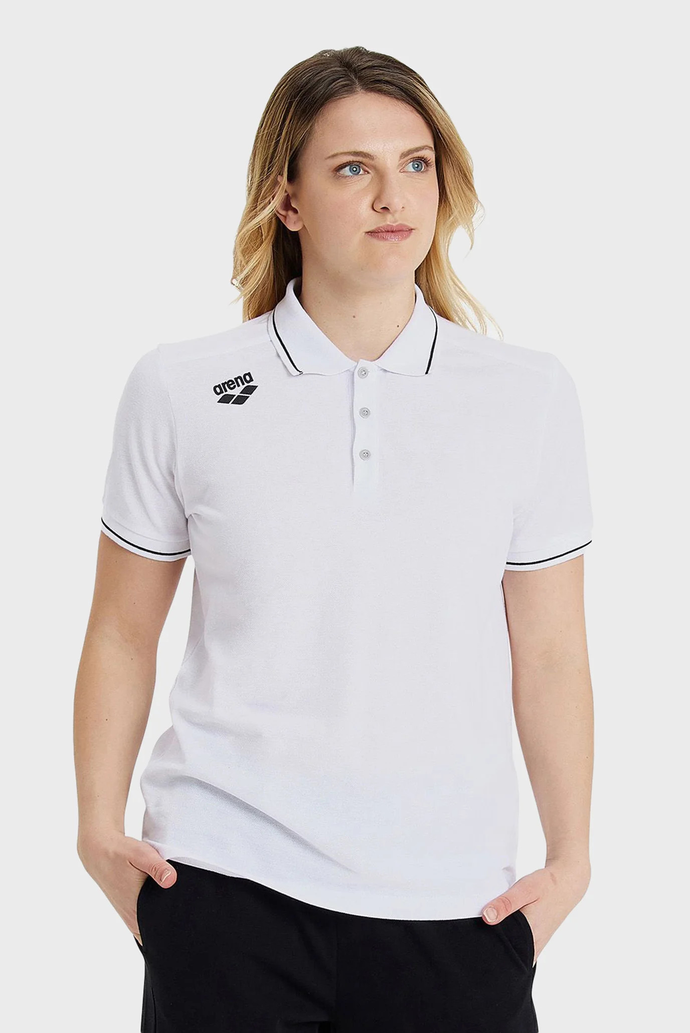 Поло Arena TEAM POLOSHIRT SOLID COTTON 004901-100