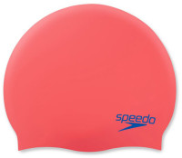 Шапочка для плавання Speedo PLAIN MOUD SILC CAP JU червоний, синій Діт OSFM 8-70990H200
