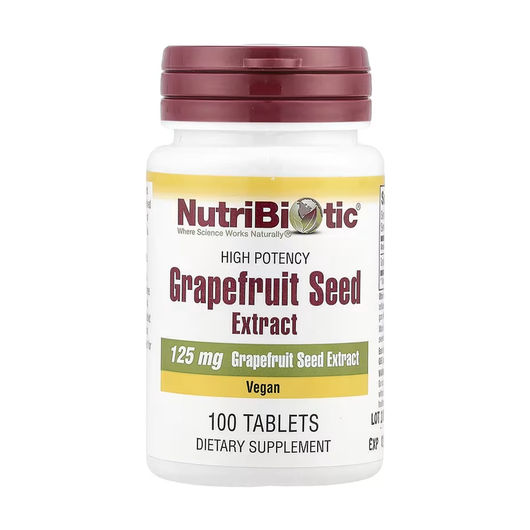 Таблетки Nutribiotic Grapefruit Seed Extract 125mg - 100 tabs 2023-10-5478