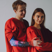 Піжама червоно-чорна oversize + патч Akatsuki Selerity pn01rba pn01rba