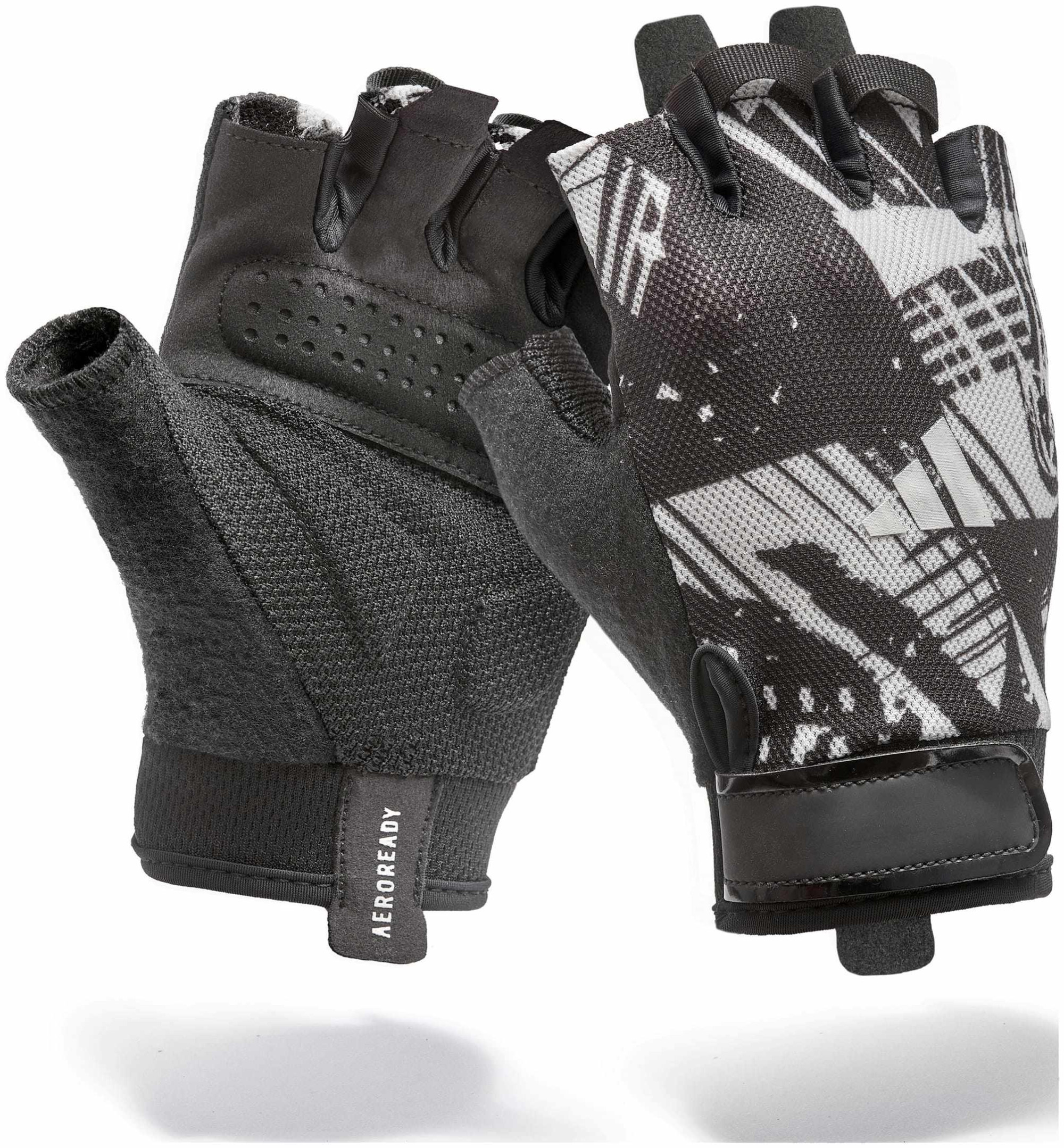 Рукавиці для тренінгу Adidas Essential Training Gloves чорний, сірий Уні XS ADGB-15000AB