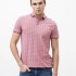 Поло basic polo with contrast 1024053XX1229391 Tom Tailor L Розовий 1024053XX1229391