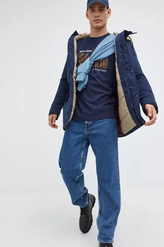 Парка PKTBPR WIND PARKA JACKET 12213212-Navy Blazer Jack&Jones L Темно-синій 12213212-Navy Blazer