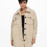 Куртка ONLNEWCAMILLA TEDDY SHACKET CC OTW 15228419-Oatmea ONLY M Бежевий 15228419-OATMEAL