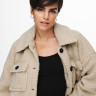 Куртка ONLNEWCAMILLA TEDDY SHACKET CC OTW 15228419-Oatmea ONLY M Бежевий 15228419-OATMEAL