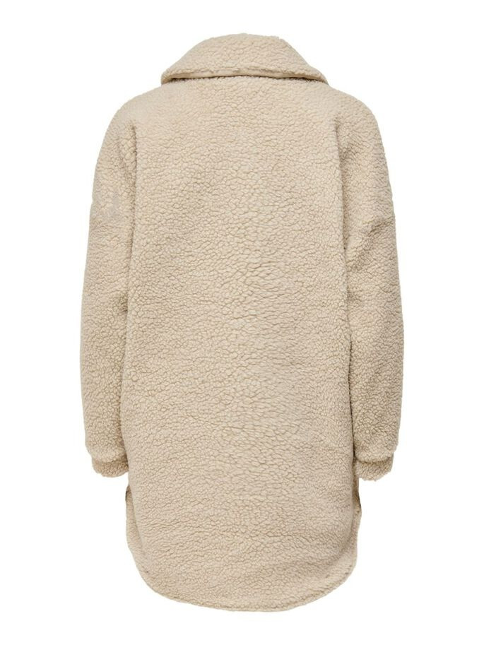 Куртка ONLNEWCAMILLA TEDDY SHACKET CC OTW 15228419-Oatmea ONLY M Бежевий 15228419-Oatmeal