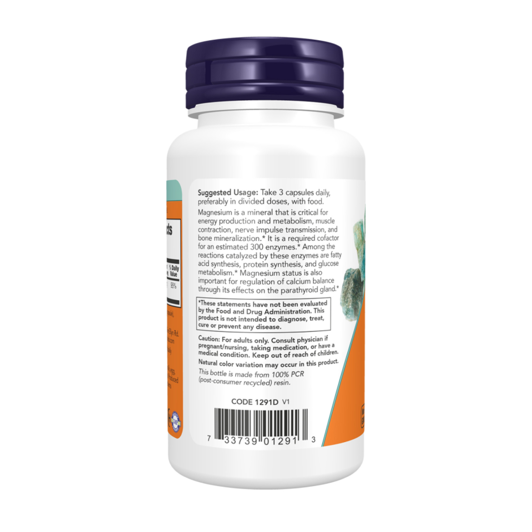 Капсули Now Foods Magnesium Citrate - 60 vcaps 2023-10-5100