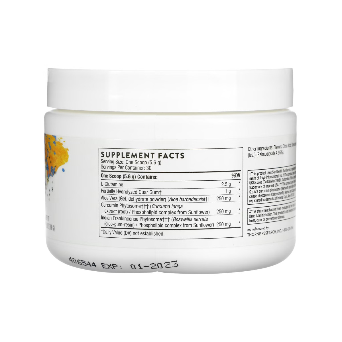 Порошок Thorne EnteroMend - 168g 2023-10-3662