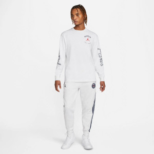 Штани чоловічі Air Jordan X Paris Saint Germain Fleece Pant White Db6502-051 DB6502-051