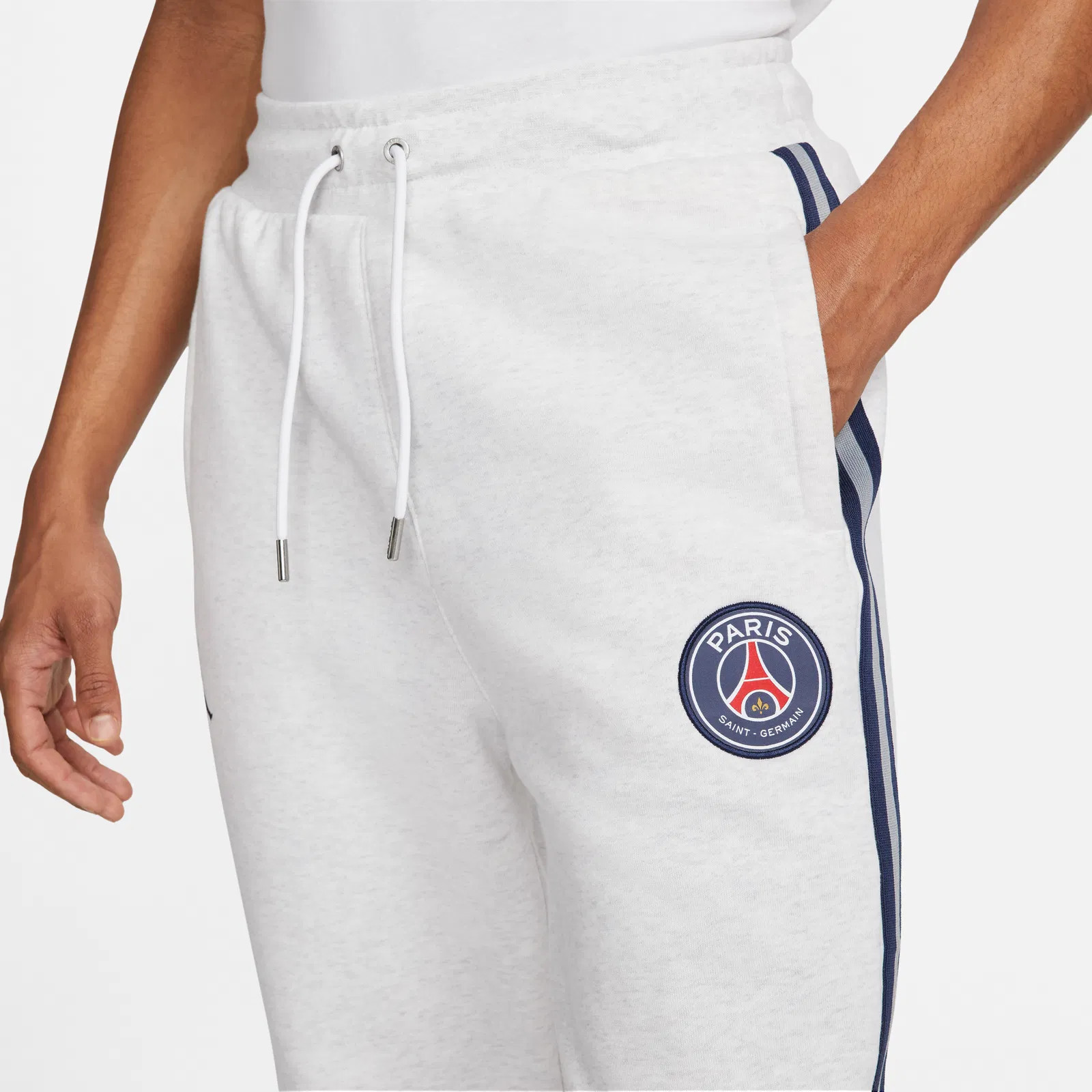 Штани чоловічі Air Jordan X Paris Saint Germain Fleece Pant White Db6502-051 DB6502-051