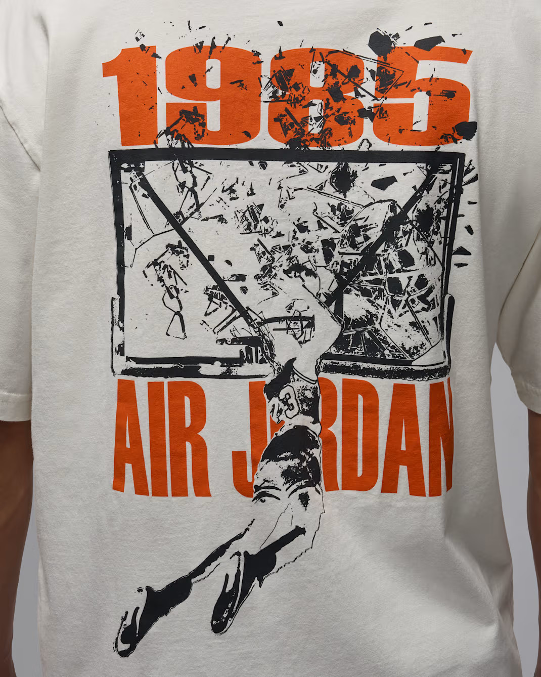 Футболка чоловіча Air Jordan Brk Svv Ovsz Gfx Ss Crew White IB3297-133