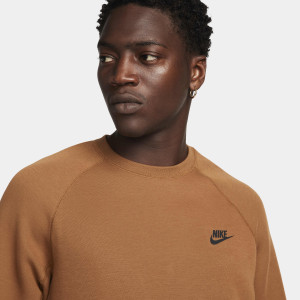 Світшот чоловічий Nike Sportswear Tech Fleece Crew Brown FB7916-281