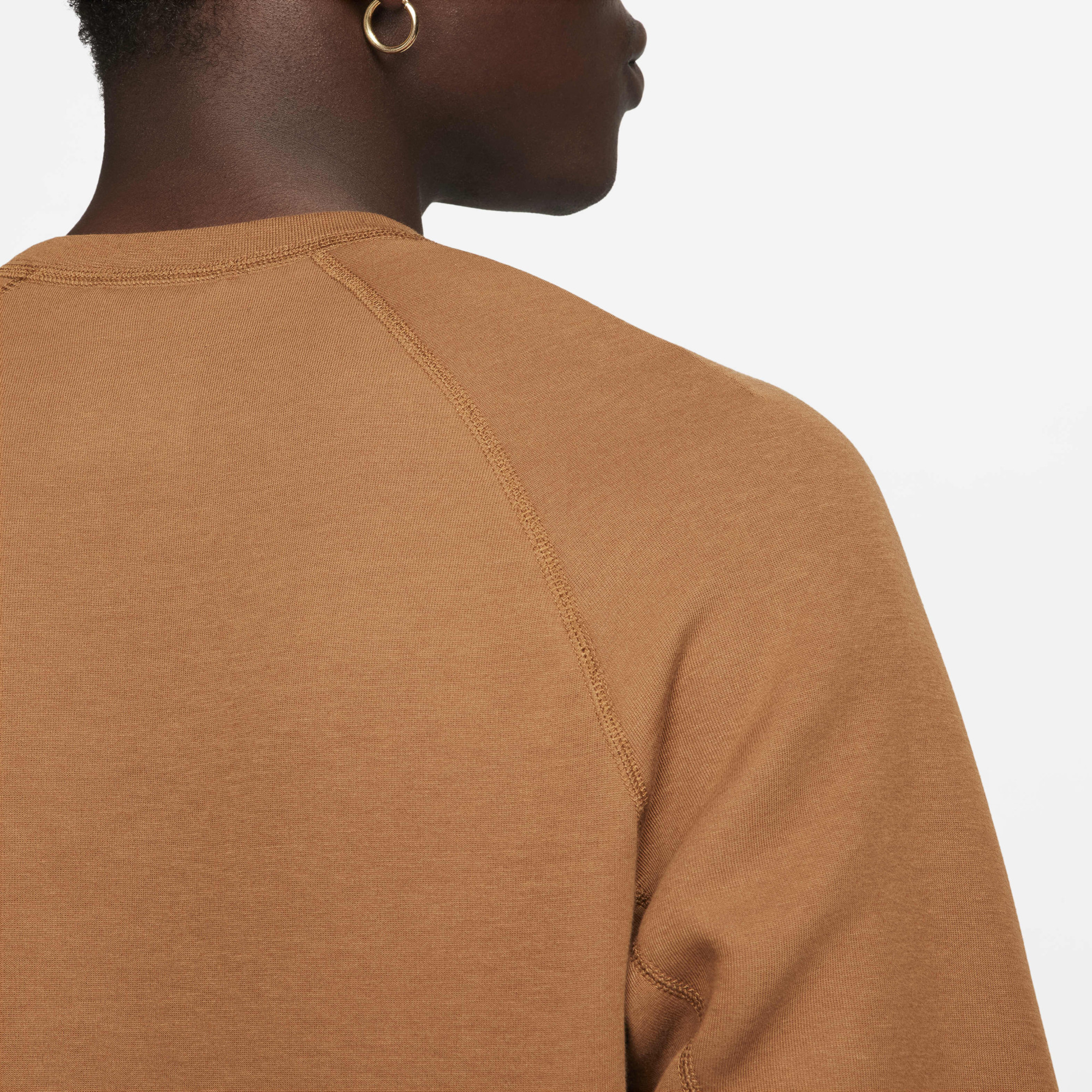 Світшот чоловічий Nike Sportswear Tech Fleece Crew Brown FB7916-281