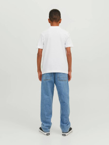 Футболка JORPALMA BRANDING TEE SS CREW NECK JNR 12235498-Bright White Jack&Jones 12235498-BRIGHT WHITE-PRI