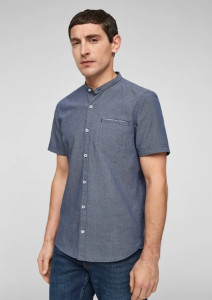 Сорочка 13.103.22.X003-56K0 s.Oliver L Синій 13.103.22.X003-56K0