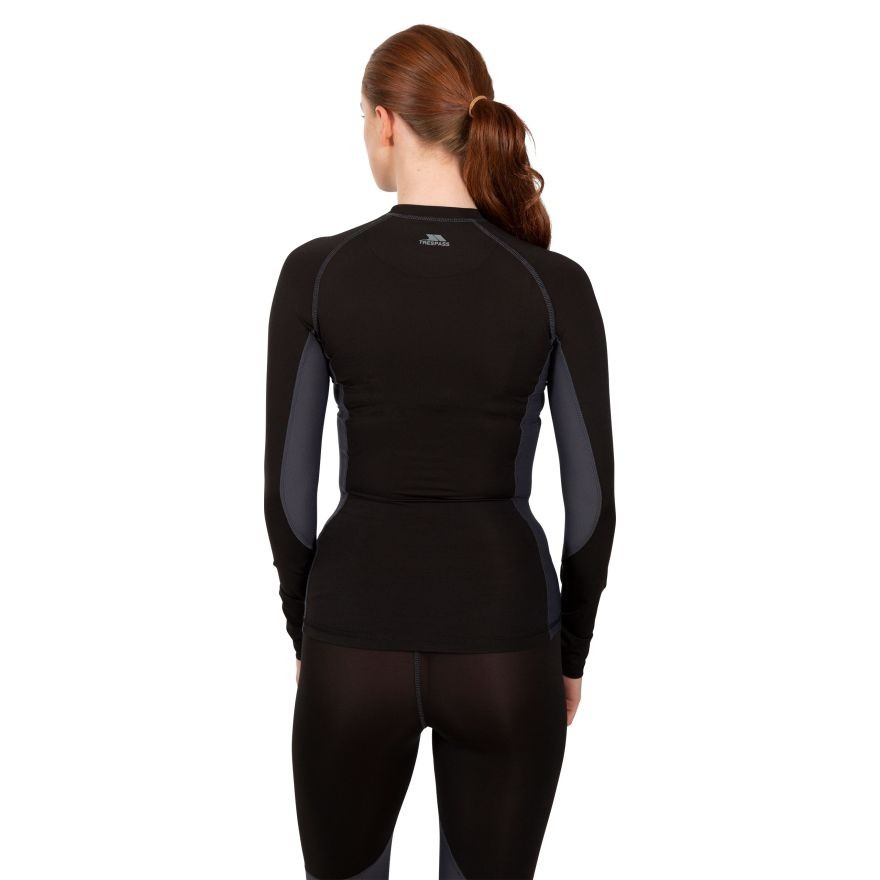 Термофутболка EXPLOIT - FEMALE BASELAYER TOP TP75 FABLTPG20007-Black Trespass L Чорний FABLTPG20007-Black