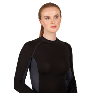 Термофутболка EXPLOIT - FEMALE BASELAYER TOP TP75 FABLTPG20007-Black Trespass L Чорний FABLTPG20007-BLACK