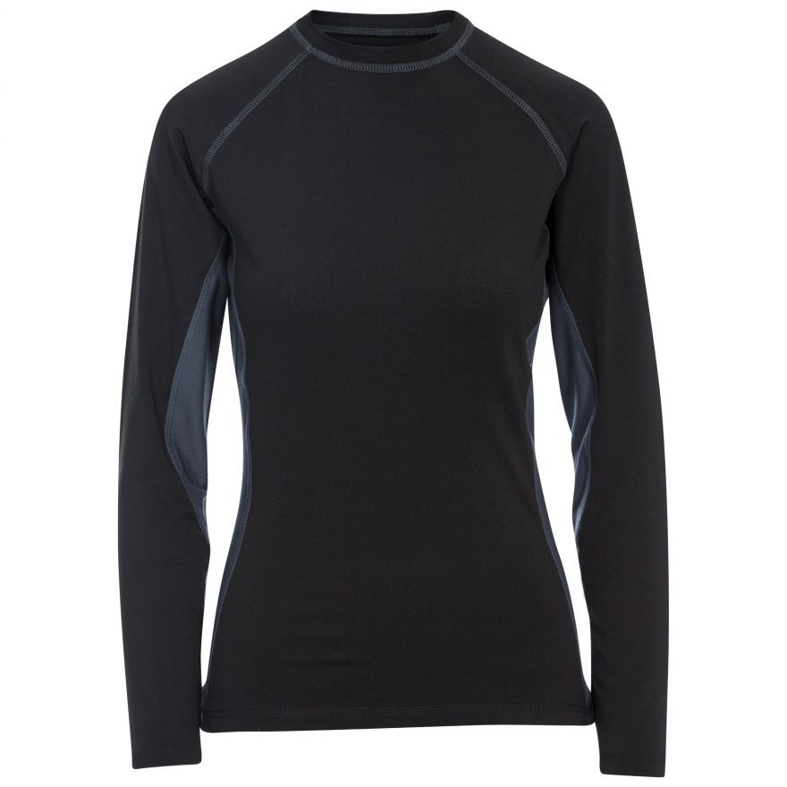 Термофутболка EXPLOIT - FEMALE BASELAYER TOP TP75 FABLTPG20007-Black Trespass L Чорний FABLTPG20007-Black