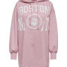 Кофта туніка ONLZOEY LS DREAMER OVERSIZED TUNIC NN 15258223-Dawn Pink-Print:BOSTON ONLY L Розовий 15258223-DAWN PINK-PRINT: