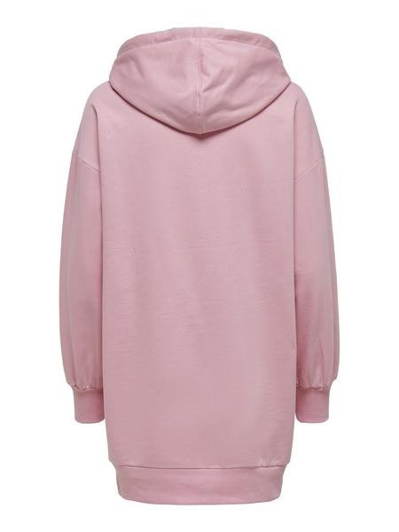 Кофта туніка ONLZOEY LS DREAMER OVERSIZED TUNIC NN 15258223-Dawn Pink-Print:BOSTON ONLY L Розовий 15258223-DAWN PINK-PRINT: