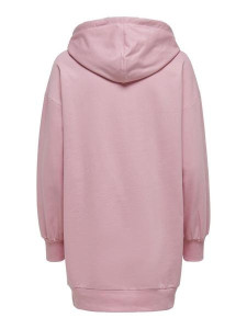 Кофта туніка ONLZOEY LS DREAMER OVERSIZED TUNIC NN 15258223-Dawn Pink-Print:BOSTON ONLY L Розовий 15258223-DAWN PINK-PRINT: