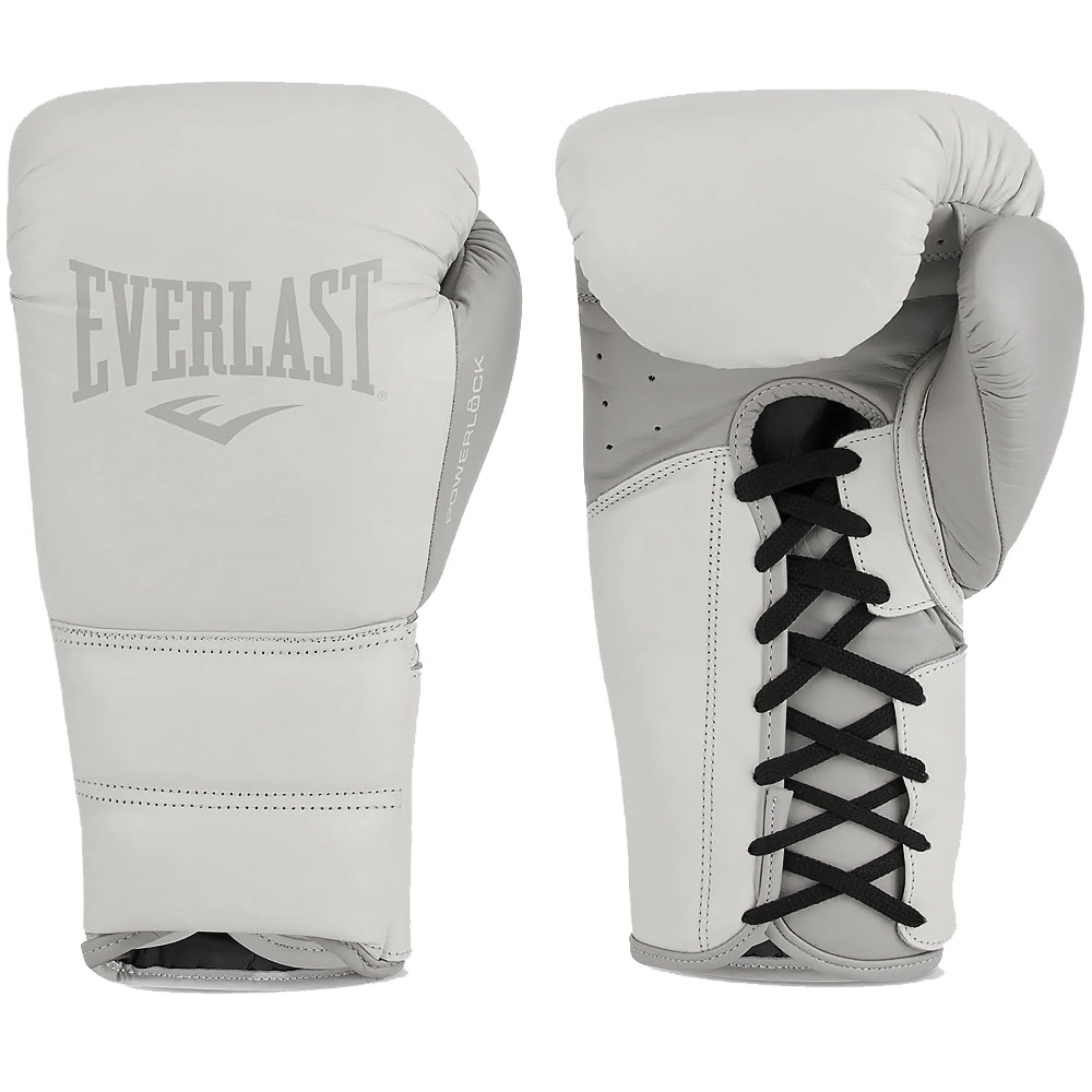 Рукавиці боксерські Everlast POWERLOCK 2 PRO TRAINING LACED GLOVE білий Уні 14 унцій (P00002370) P00002370