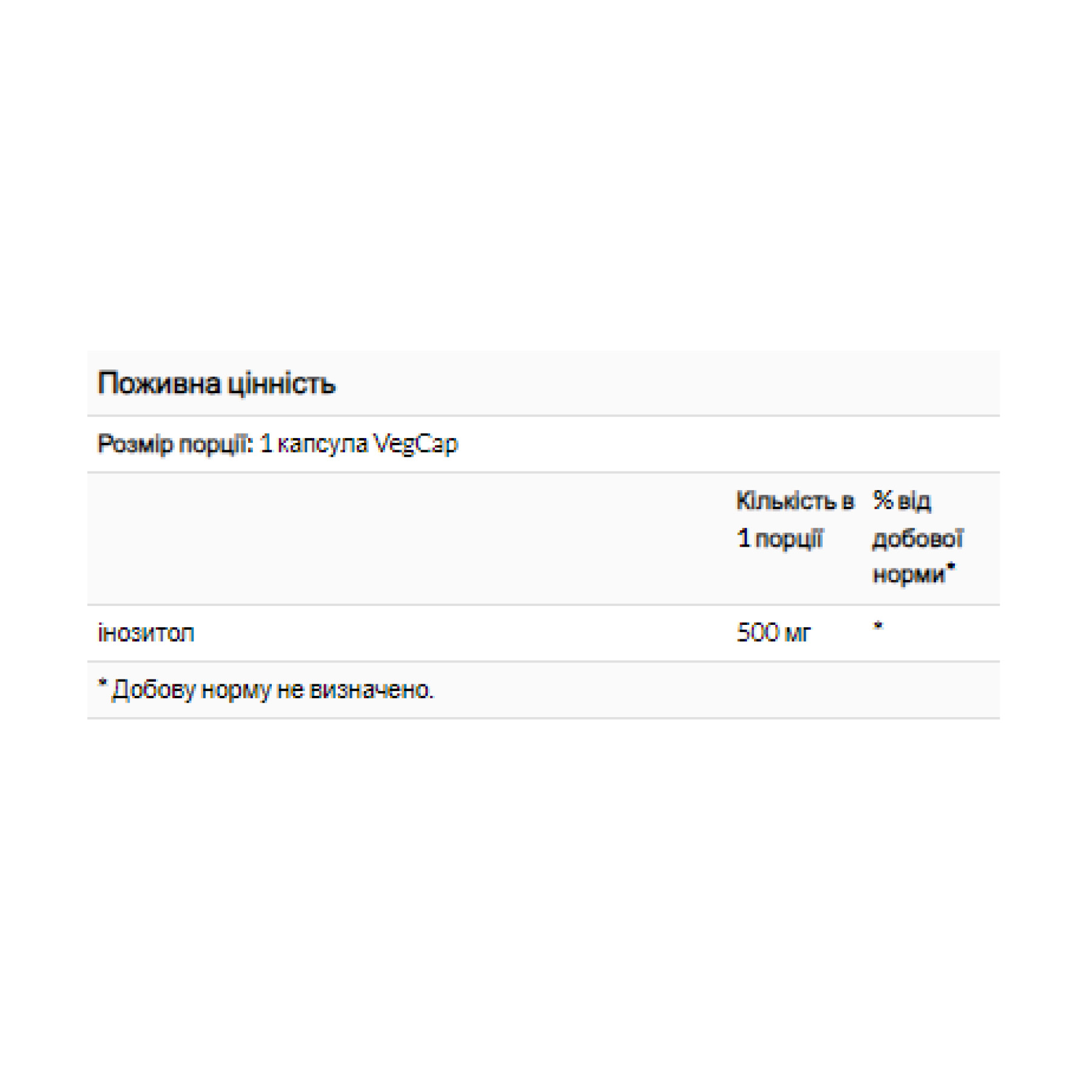 Капсули Solaray Inositol 500mg - 100 vcaps 2023-10-3208