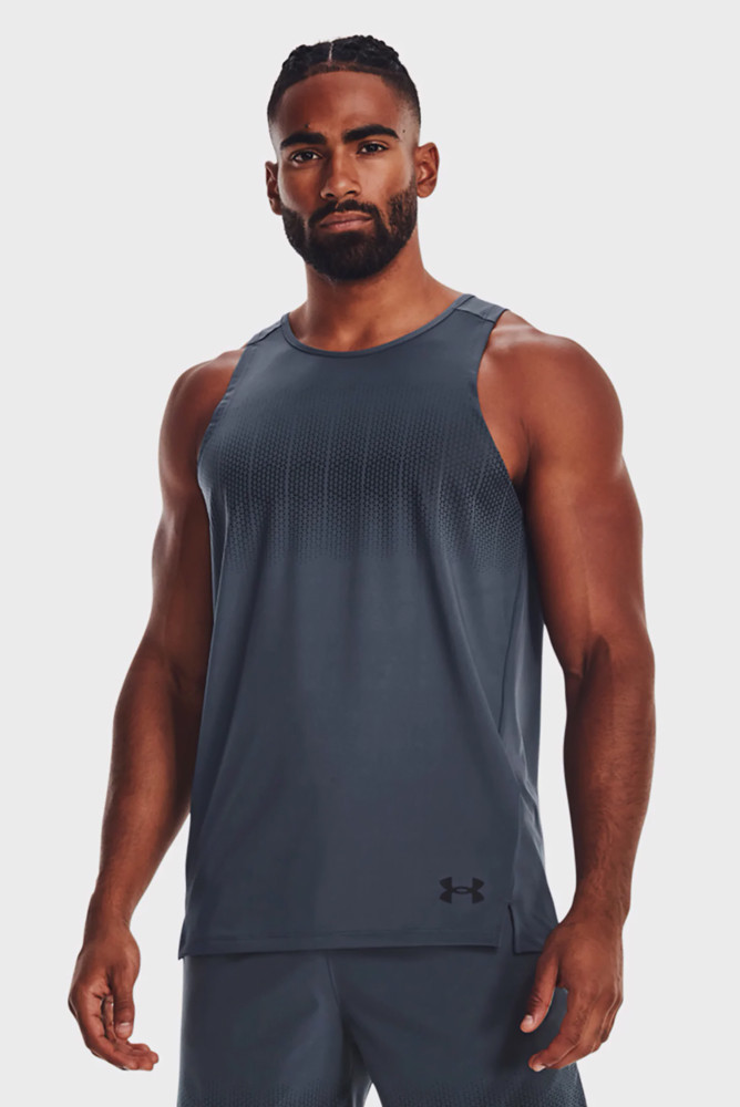 Майка UA Armourprint Tank сірий Чол MD 1378603-044