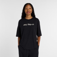 Футболка Visibly Loved Oversized WT61M1JBBK New Balance S Чорний WT61M1JBBK
