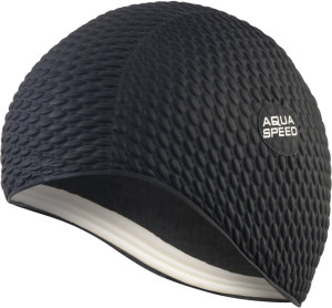 Шапочка для плавання Aqua Speed BOMBASTIC JUNIOR 9881 чорний Діт OSFM 290-07