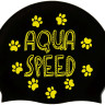 Шапочка для плавання Aqua Speed KIDDIE 60649 чорний, принт Діт OSFM 142-07