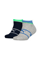 Шкарпетки Puma BOYS SNEAKER 2P STRIPE темно-синій, сірий Діт 39-42 104001001-030