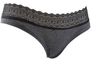 Труси Manoukian SHORTY-X2 -FEMME чорний, сірий Жін L 12890483-3