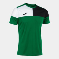 Футболка Joma CREW V зелено-чорно-біла 103084.451 103084.451