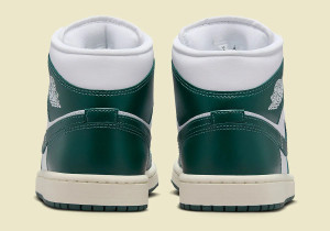 Кросівки Air Jordan 1 MiD White/Green BQ6472-133